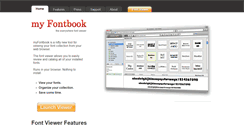 Desktop Screenshot of myfontbook.com